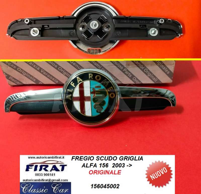 FREGIO SCUDO GRIGLIA ALFA 156 (156045002)